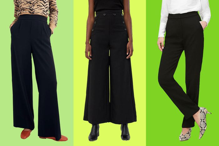 The secret to finding wide-leg trousers to suit every body shape