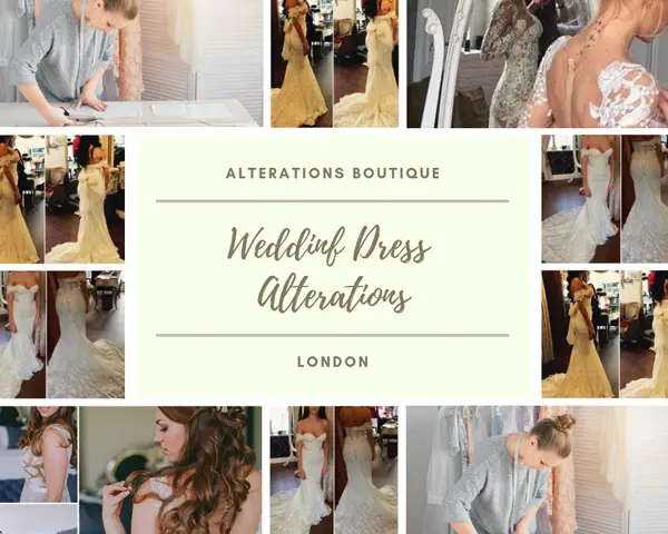 wedding dress alterations london